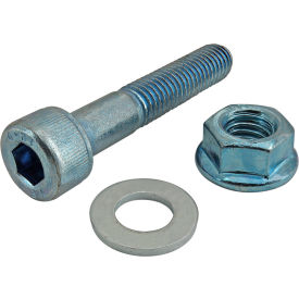 80/20® Bolt Assembly M8 x 50mm Bolt Assembly Blue SHCS with Washer & Flanged Hex Nut 3965