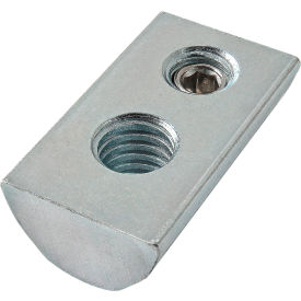80/20® 40 Series M6 x 1 Roll-In T-Nut with Set Screw Bright 40-1968