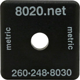 80/20® 40 Series Lite End Cap w/ Push-Ins Fastener Matte Finish Black 40-2030