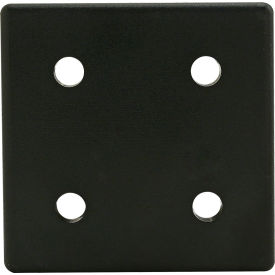 80/20® 40 Series Plain End Cap w/ Push-Ins Matte Finish Black 40-2050-PLAIN