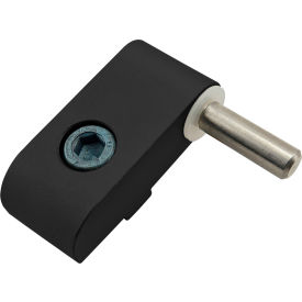 80/20® 40 Series Right Hand Lift-Off Hinge w/ Long Pin Black 40-2093-BLACK