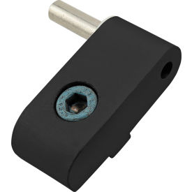 80/20® 40 Series Left Hand Lift-Off Hinge w/ Long Pin Black 40-2094-BLACK
