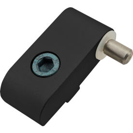 80/20® 40 Series Right Hand Lift-Off Hinge w/ Short Pin Black 40-2095-BLACK