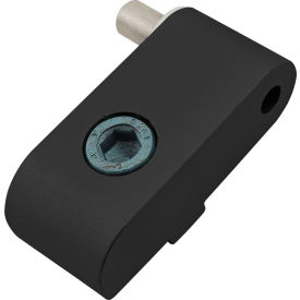 80/20® 40 Series Left Hand Lift-Off Hinge w/ Short Pin Black 40-2096-BLACK