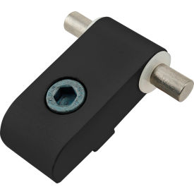 80/20® 40 Series Lift-Off Hinge w/ Two Pins Black 40-2098-BLACK