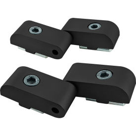 80/20® 40 Series Left Hand Lift-Off Hinge assembly Black Anodize 40-2105-BLACK