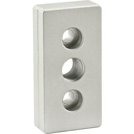 80/20® 40 Series 3 Hole Center Tap Base Plate 40-2138