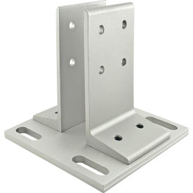 80/20® 40 Series Floor Mount Base Plate For 40-4080 Clear 40-2400