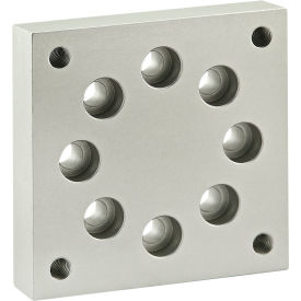 80/20® 40 Series Leveling Caster Base Plate For 40-2715 Clear 40-2408