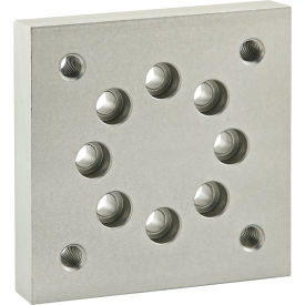 80/20® 40 Series Leveling Caster Base Plate For 40-2716 & 40-2717 Clear 40-2409