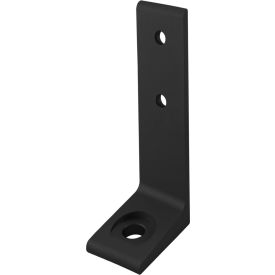 80/20® 40 Series 40mm Economy Floor Mount Base Plate Black 40-2415-BLACK