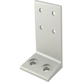 80/20® 40 Series 80mm Economy Floor Mount Base Plate Clear 40-2417