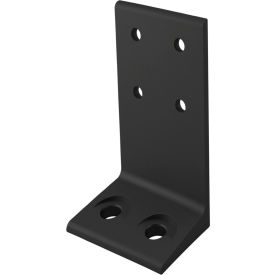 80/20® 40 Series 80mm Economy Floor Mount Base Plate Black 40-2417-BLACK