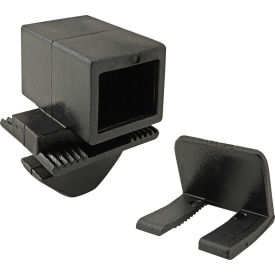 80/20® 40 Series Quick Change Panel Clamp Block & Clip Black 40-2421