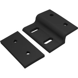 80/20® 40 Series Single Arm Wide Mesh Retainer with Wide Backing Plate Black 40-2435-BLACK