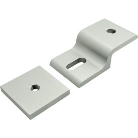 80/20® 40 Series Single Arm Narrow Mesh Retainer with Narrow Backing Plate Clear 40-2436
