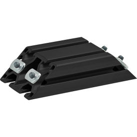 80/20® 40 Series 4080 Lite X 160mm 45 Degree Support Black Anodize 40-2578-BLACK