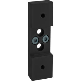 80/20® 40 Series Dual Roller Wheel Bracket Black 40-2754-BLACK
