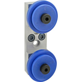 80/20® 40 Series Dual Roller Wheel Bracket Assembly w/ 40-2290 Wheels 40-2756