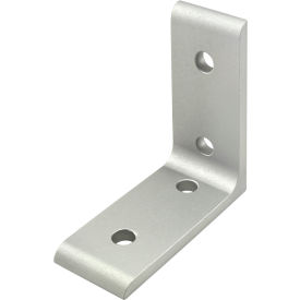 80/20® 40 Series Inside Corner Bracket with 4 Hole Clear 40-4301