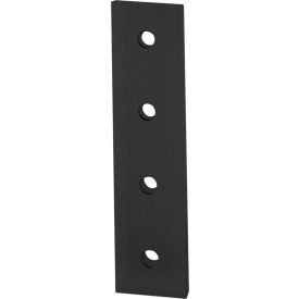 80/20® 40 Series Aluminum Straight Flat Plate with 4 Hole Black 40-4305-BLACK