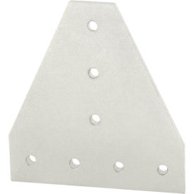 80/20® 40 Series Aluminum Tee Flat Plate with 7 Hole Clear 40-4312