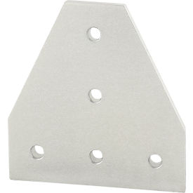 80/20® 40 Series 5 Hole Tee Joining Plate 4-3/4''L Clear 40-4340