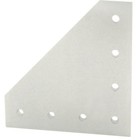 80/20® 40 Series 7 Hole 90 Degree Joining Plate Clear 40-4352