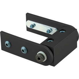 80/20® 40 Series Right Angle Universal Dynamic Pivot Assembly w/Dual Straight Arms Black 40-4430-BLACK