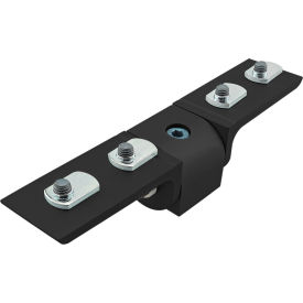80/20® 40 Series Right Angle 90 Degree Dynamic Pivot Assembly with Dual L Arms Black 40-4432-BLACK