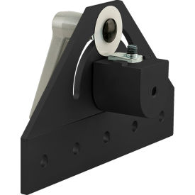 80/20® 40 Series 180 Degree Pivot Bracket Assembly with L Handle Black 40-4451-BLACK