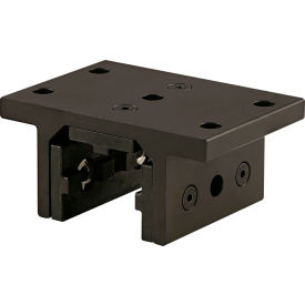 80/20® 40 Series Double Flange Short High Cycle Linear Bearing with Brake Holes Black Anodize 40-6535-BLACK