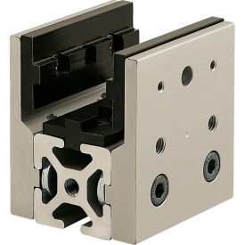 80/20® 40 Series Short Single Mount Unibearing™ Assembly On 40-4040 x 75MM Clear 40-6870