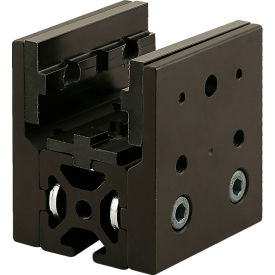 80/20® 40 Series Short Single Mount Unibearing™ Assembly On 40-4040 x 75MM Black 40-6870-BLACK