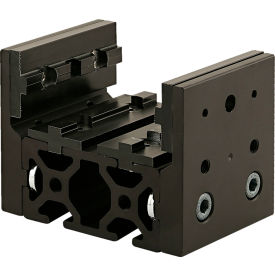 80/20® 40 Series Short Single Mount Unibearing™ Assembly On 40-4080 x 75MM Black 40-6871-BLACK