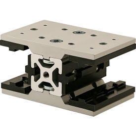 80/20® 40 Series Short Double Mount Unibearing™ Assembly On 40-4040 x 75MM Clear 40-6876