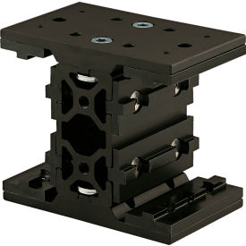 80/20® 40 Series Short Double Mount Unibearing™ Assembly 40-4080 x 75MM Black 40-6877-BLACK