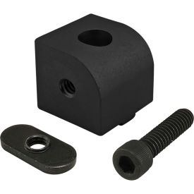 80/20® 10 Series 0 Degree Structural Right Angle Pivot Nub Black 4001-BLACK