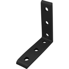 80/20® 10 Series Tall Inside Corner Bracket w/ 6 Hole Black 4013-BLACK