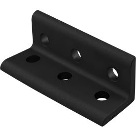 80/20® 10 Series Wide Inside Corner Bracket w/ 6 Hole Black 4015-BLACK