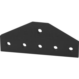 80/20® 10 Series 6 Hole Tee Joining Plate Black 4123-BLACK