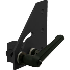 80/20® 10 Series Left Hand Pivot Assembly w/ L-Handle Black 4139-BLACK