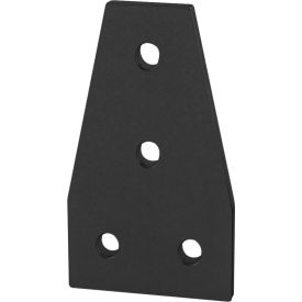 80/20® 10 Series 4 Hole Tee Joining Plate Black 4141-BLACK