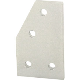 80/20® 10 Series 4 Hole 60 Degree Angle Joining Plate 4164
