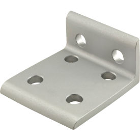 80/20® 10 Series 6 Hole Wide 2x4 Inside Corner Bracket Clear 4175