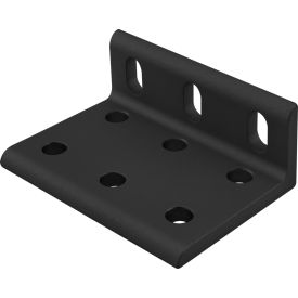 80/20® 10 Series 9 Hole Slotted Inside Corner Bracket 4251-BLACK