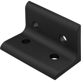80/20® 15 Series 4 Hole Wide Inside Corner Bracket Black 4303-BLACK