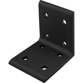 80/20® 15 Series 8 Hole Inside Corner Bracket Black 4304-BLACK