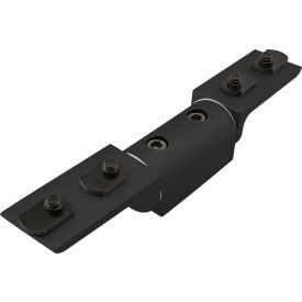 80/20® 15 Series Universal Living Hinge with Corner Brackets Black 4323-BLACK