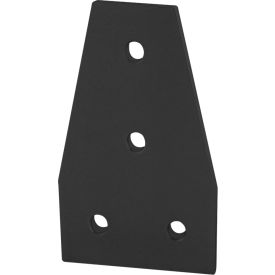 80/20® 15 Series & Ready Tube 4 Hole Tee Joining Plate Black 4341-BLACK